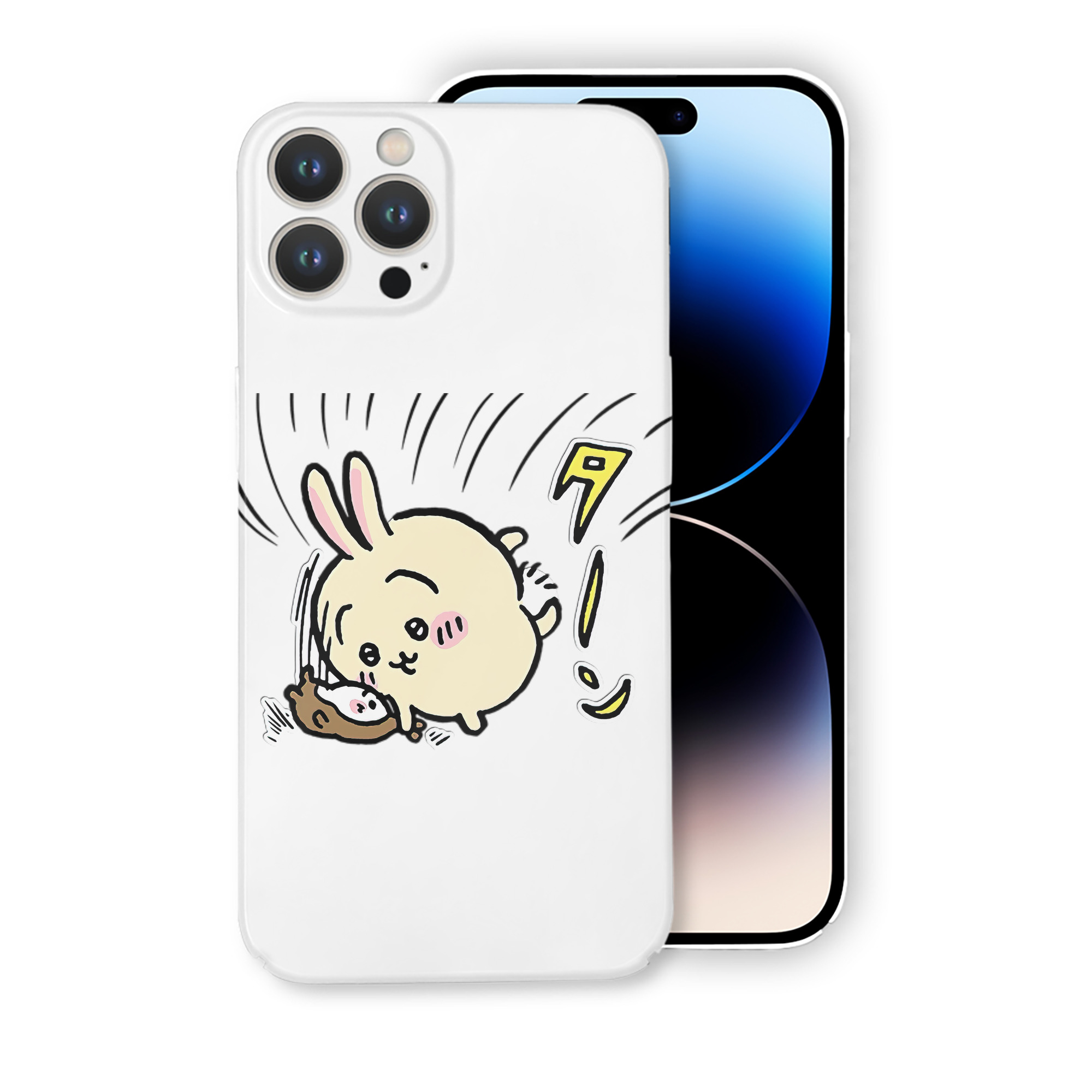 （画像用） ちいかわ うさぎ Chii-kawa usagi 【iPhone 14シリーズ対応】ハードケース